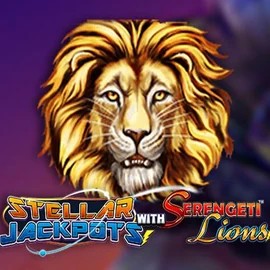 Stellar Jackpots with Serengeti Lions slot icon by Lightning Box Game, available at BigLucky Casino