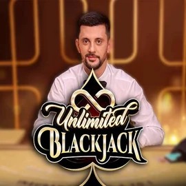 Unlimited Blackjack logo by Ezugi BigLucky Casino